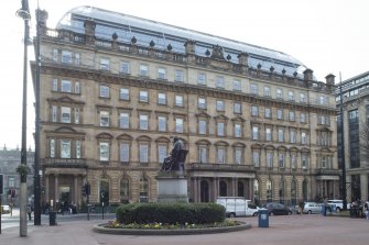 General view of the GPO building with the statue of Thomas Graham in the foreground taken from the north east.