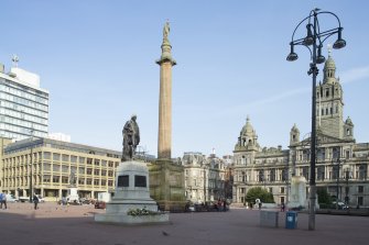 General view of the south side George Square taken from the south west.