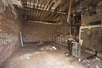 View from the main entrance looking across operations room interior, taken from the north west.