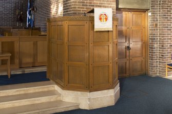 Interior. View of pulpit