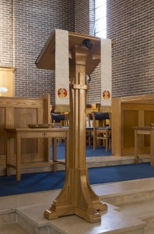 Interior. View of lectern