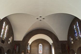 Interior. View of vaulted ceiling