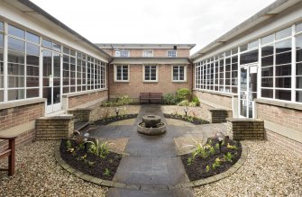 Courtyard, view from east