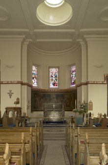 View of chancel from south