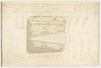 Plan of Princes Street Gardens, Edinburgh, showing east division laid out in Pleasure Garden.