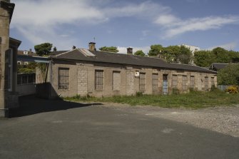 General view of goods shed prior to renovation, from South.