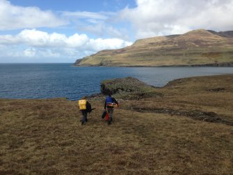 The approach to the dun.