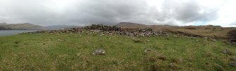 View of the interior of the dun (panorama).
