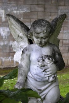 Image showing a statue of an angel, Comely Bank Cemetery, Edinburgh
