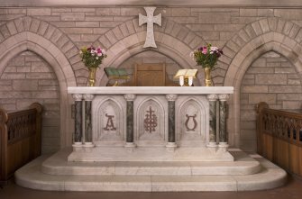 View of communion table.