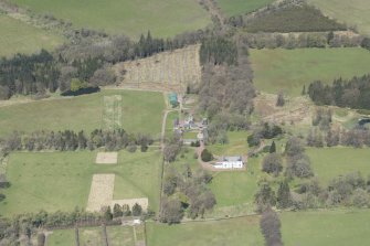 Oblique aerial view of Hardington House, looking to the NW.