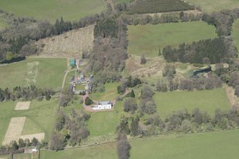 Oblique aerial view of Hardington House, looking to the NW.