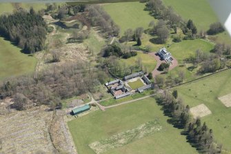 Oblique aerial view of Hardington House, looking to the ENE.