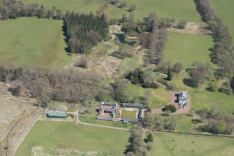 Oblique aerial view of Hardington House, looking to the NE.