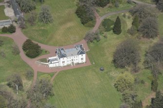 Oblique aerial view of Hardington House, looking to the NNW.