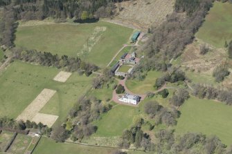 Oblique aerial view of Hardington House, looking to the NW.