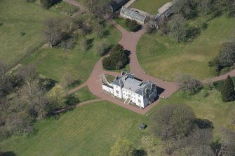 Oblique aerial view of Hardington House, looking to the NW.