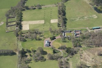 Oblique aerial view of Hardington House, looking to the SW