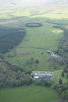 General oblique aerial view of Dumfries House Estate looking from Dumfries House to Stair Mount, looking to the S.