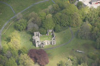 Oblique aerial view of Aden House, looking to the NNW.