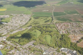 Oblique aerial view of McDonald Golf Course, looking to the WNW.