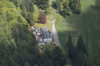 Oblique aerial view of Park House, looking to the ENE