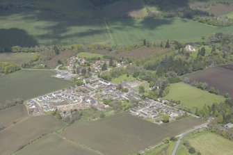 Oblique aerial view of Monymusk, looking to the NE.