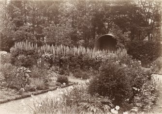 Dalmore House. Gardens c.1905. From family abum of Mr K Montgomery. Survey of Private Collection