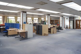 Interior. General view of Architects office in South wing.