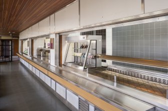 Interior. General view of serving counters.