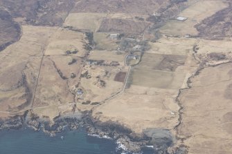 Oblique aerial view of Orbost, looking NNW.