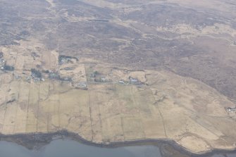 Oblique aerial view of Roag, looking W.