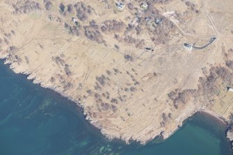 Oblique aerial view of Alligin, looking N.