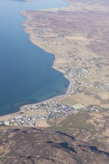 General oblique aerial view of Gairloch, looking NNW.