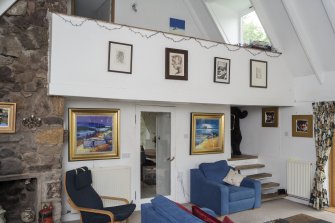 General view of lounge from North showing gallery.