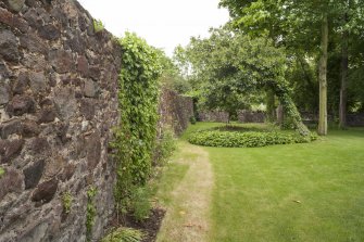 General view of garden looking along the South East wall.