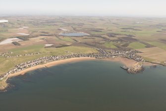 General oblique aerial view of Elie, looking ENE.