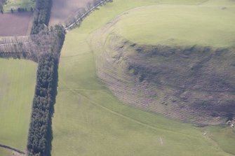 Oblique aerial view of North Minto Hill, looking SE.