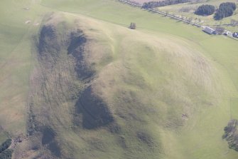 Oblique aerial view of Minto Hills, looking NE.