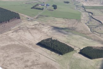 Oblique aerial view of Pennymuir, looking NE.