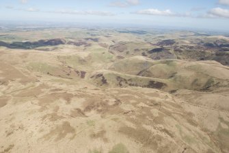 General oblique aerial view of Broad Law, Cheviot Hills, looking N.