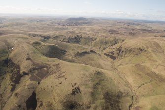 General oblique aerial view of Peelinick, Cheviot Hills, looking SSE.