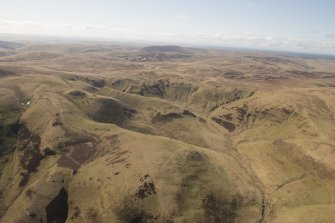 General oblique aerial view of Peelinick, Cheviot Hills, looking SSE.