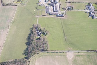 Oblique aerial view of Redden, looking ENE.