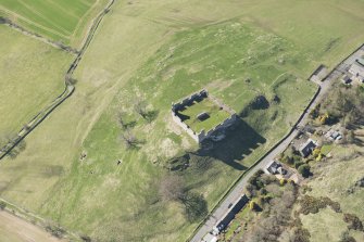 Oblique aerial view of Hume Tower, looking SSW.
