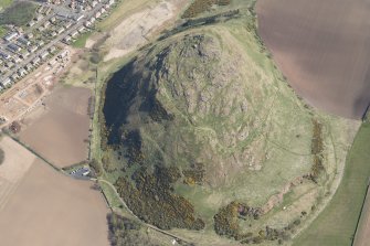 Oblique aerial view of North Berwick Law, looking NNE.
