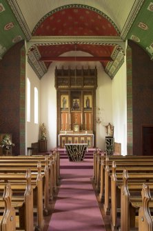 View of chancel from north east.