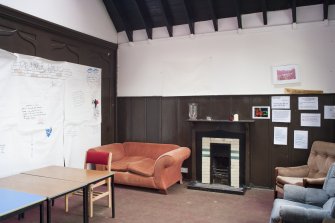 Interior. General view of front hall on first floor.