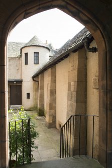 General view of courtyard from North.