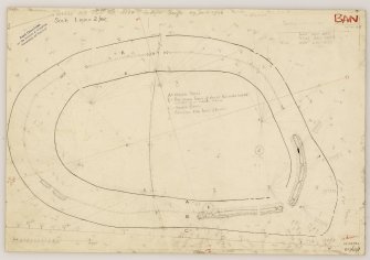 Plane-table survey: fort, Durn Hill.